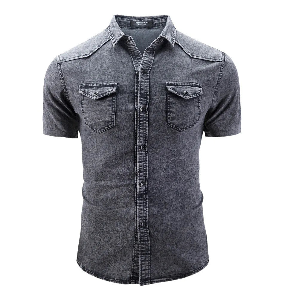Lenoir™ | Chemise en denim à manches courtes