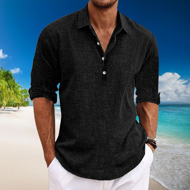 Lenoir™ | Chemise en lin (1+1 OFFERT)