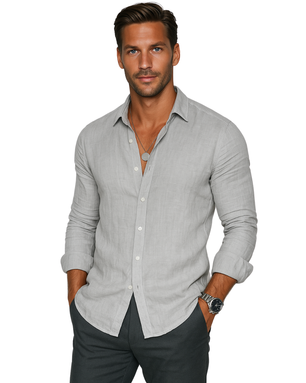 Lenoir™ | Chemise homme décontractée