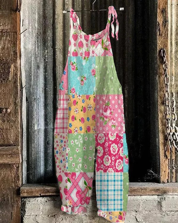 Lenoir™ | Salopette Florale Bohémienne - Style Sans Effort pour Femmes, Confort Toute la Journée