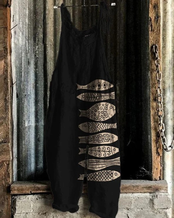 Lenoir™ | Jumpsuit Floral Vintage - Élégance et Confort pour Femmes