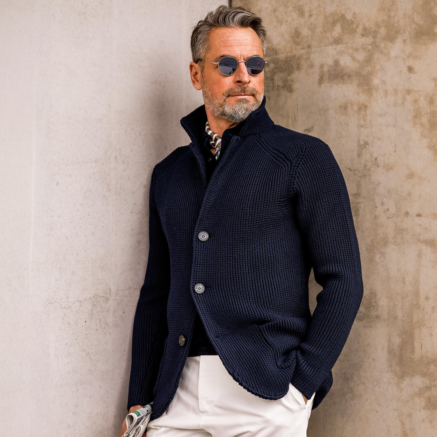 Lenoir™ | Cardigan en maille intemporel