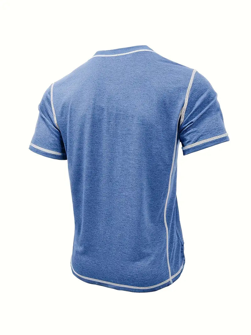 Lenoir™ | T-shirt à manches courtes boutonné