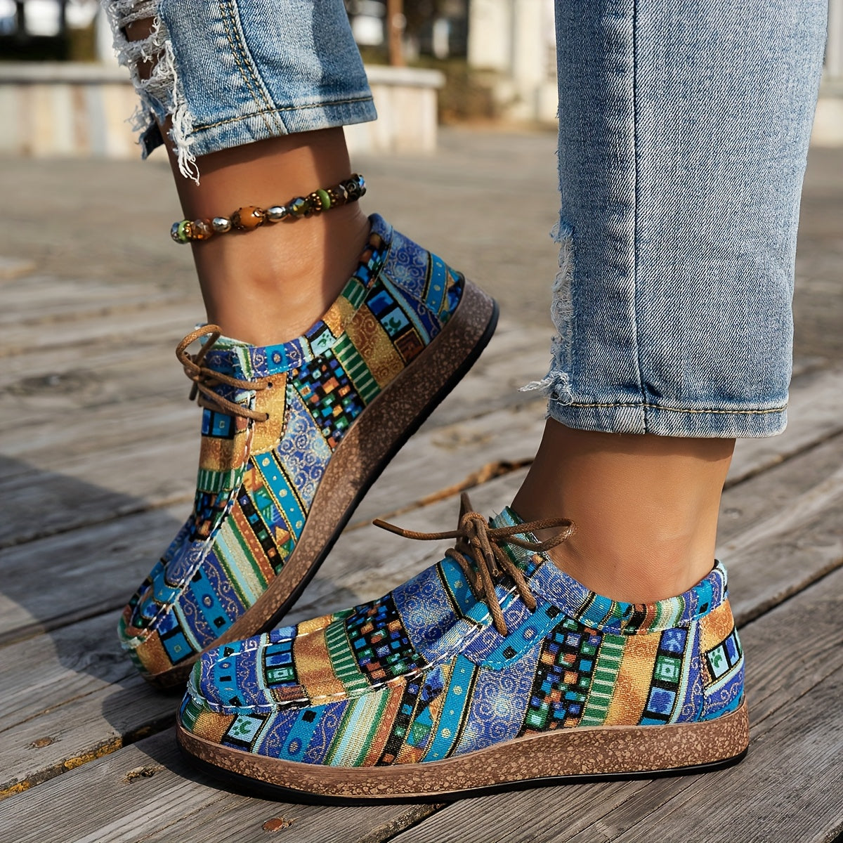 Lenoir™ | Chaussures rétro colorées pour femme