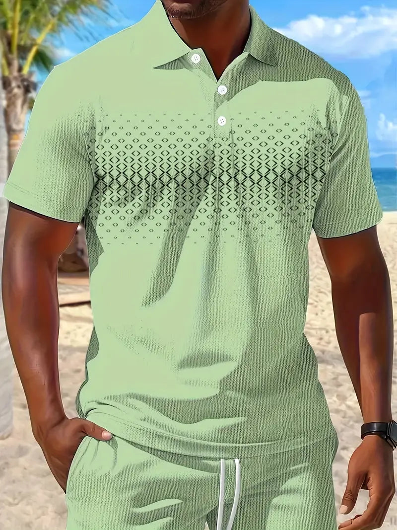 Lenoir™ | Ensemble d’été deux pièces à manches courtes