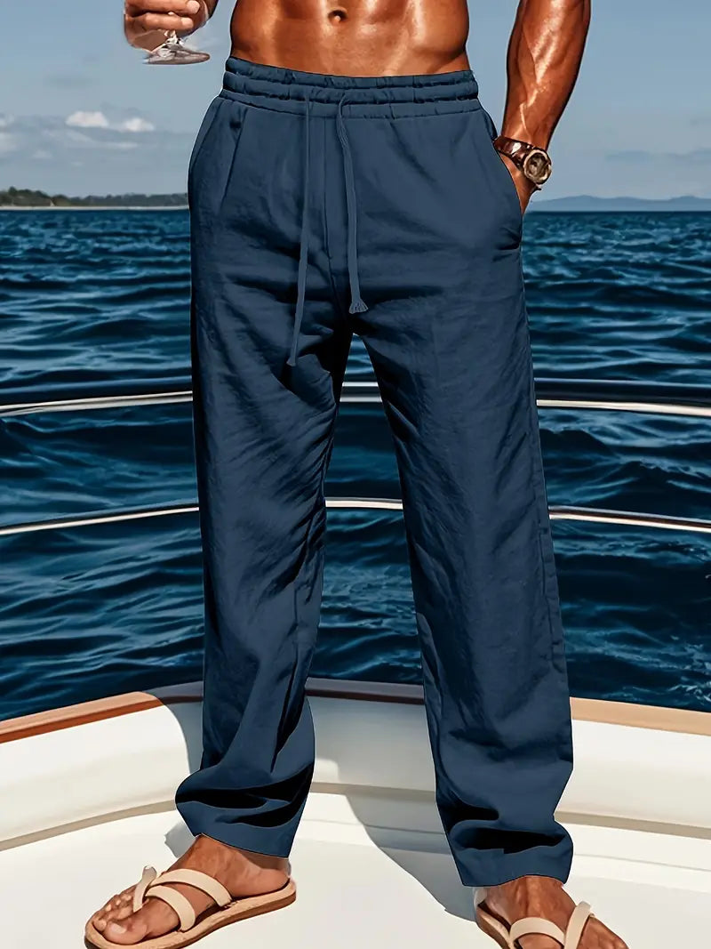 Lenoir™ | Pantalons en Lin Élégants