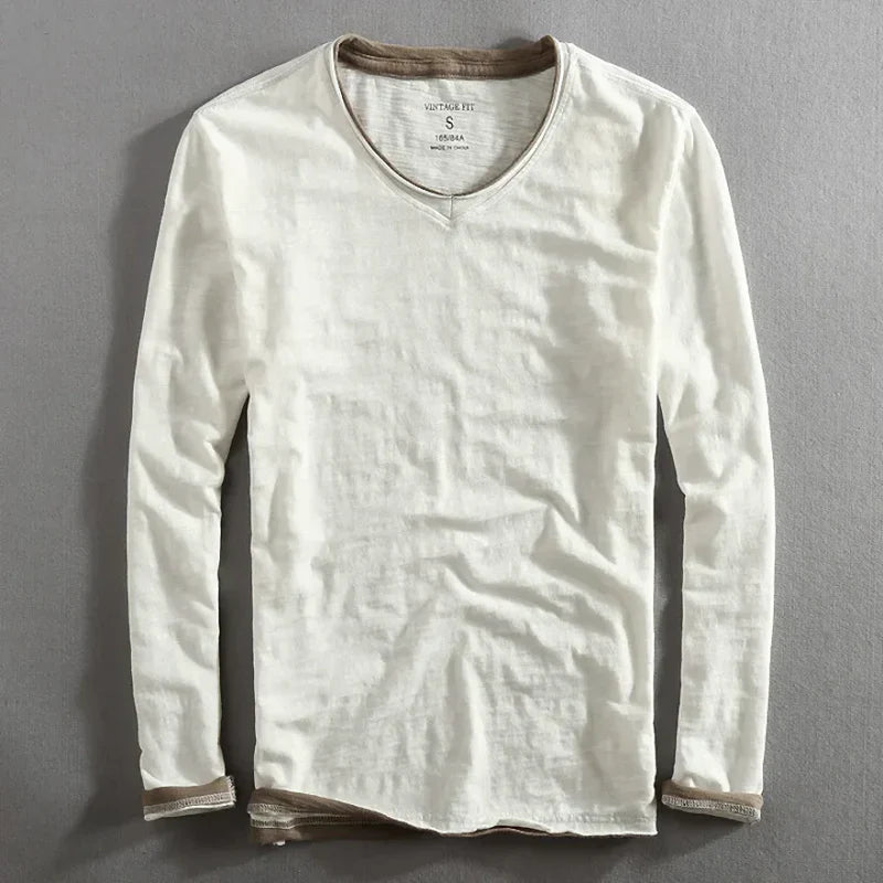 Lenoir™ | Chemise à manches longues en coton