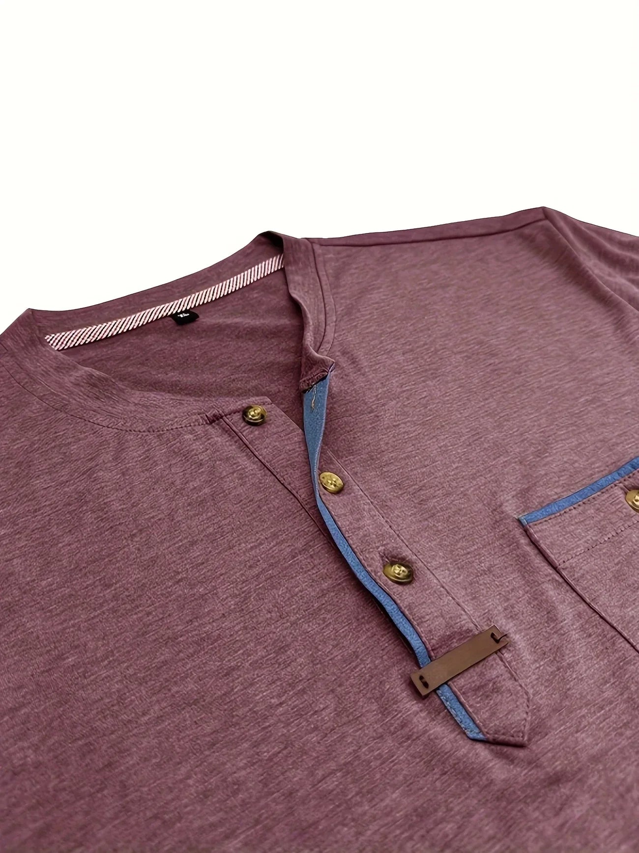 Lenoir™ | T-shirt col rond élégant avec poche