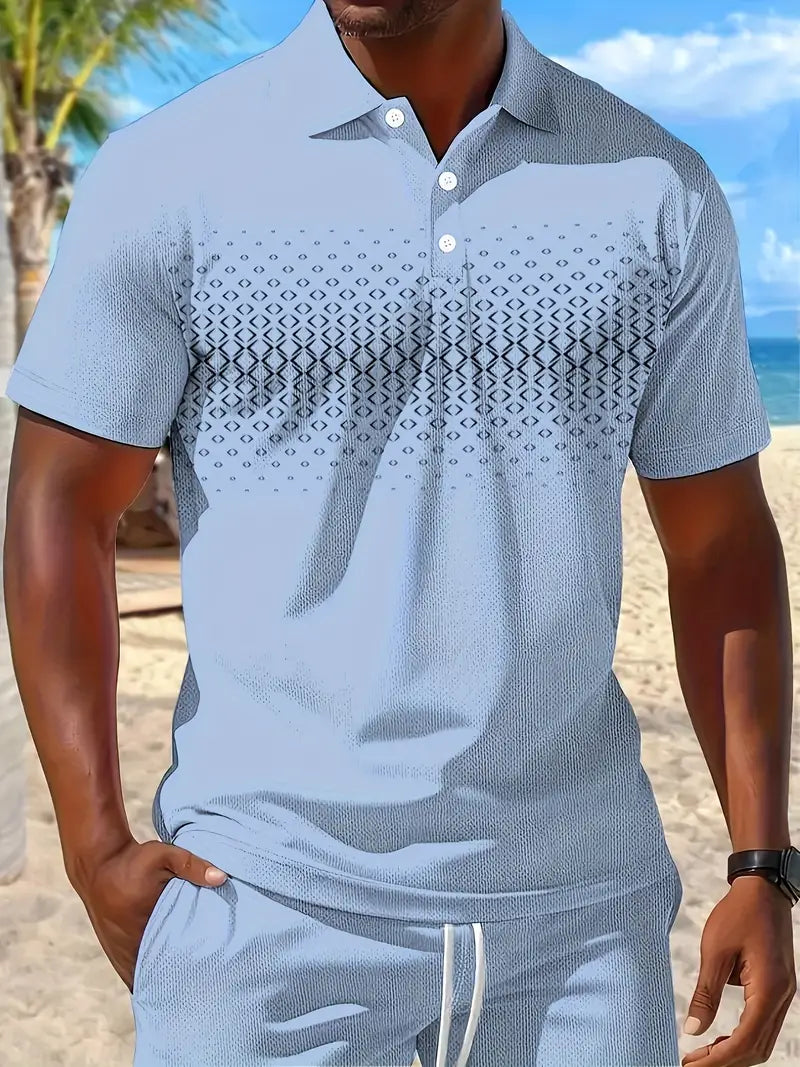 Lenoir™ | Ensemble d’été deux pièces à manches courtes