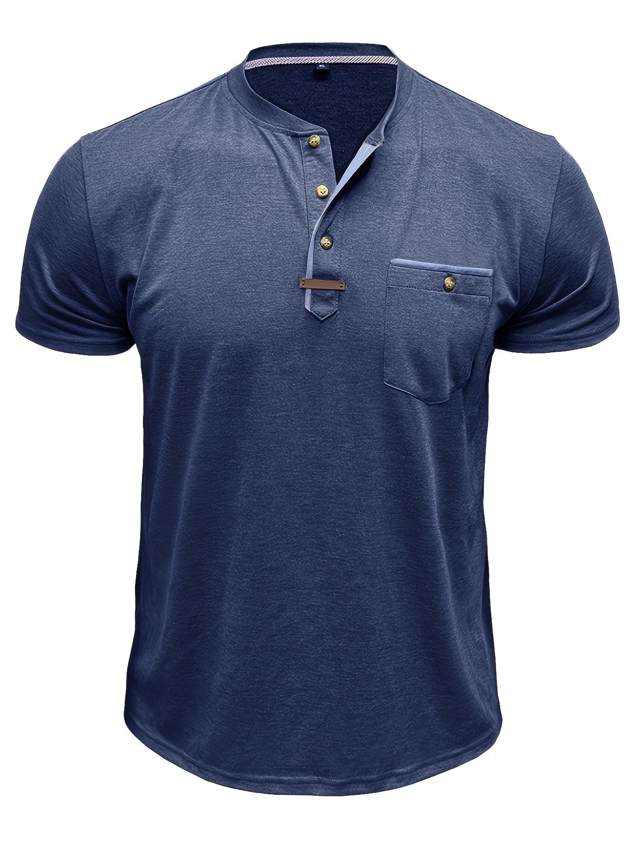 Lenoir™ | T-shirt col rond élégant avec poche
