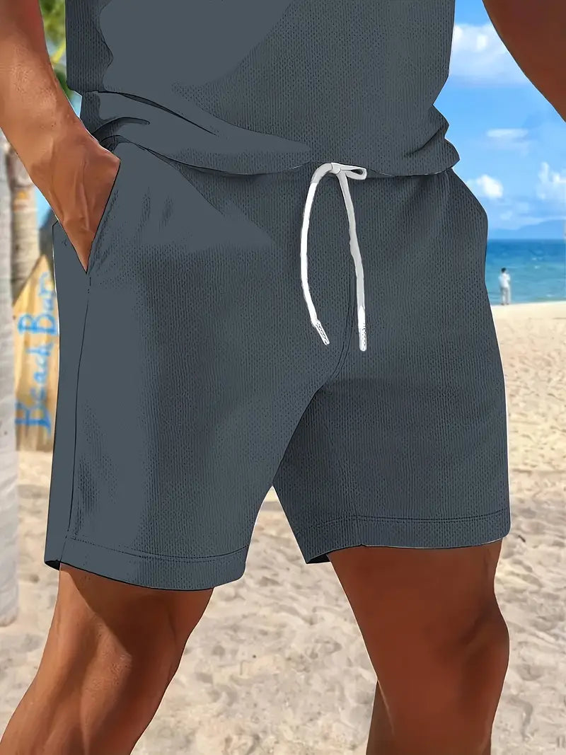 Lenoir™ | Ensemble d’été deux pièces à manches courtes