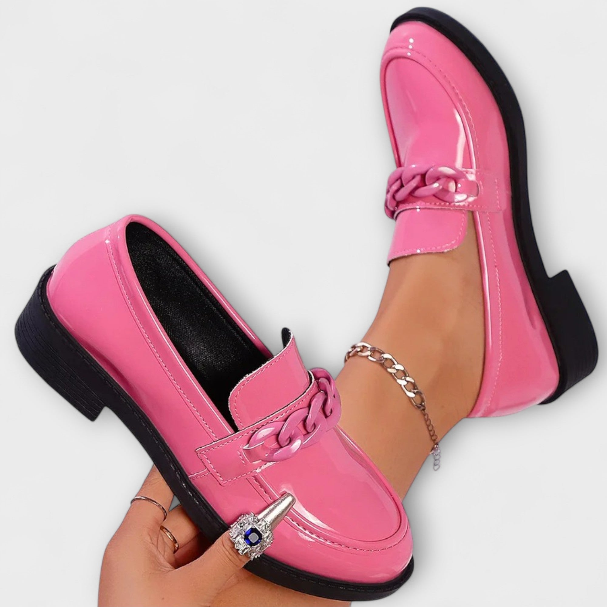 Lenoir™ | Chaussures décontractées en forme de théière, Mocassins