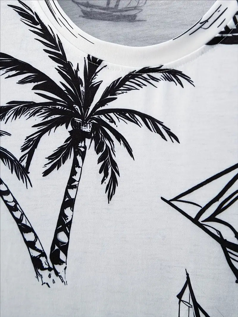 Lenoir™ | Ensemble d'été élégant imprimé deux pièces