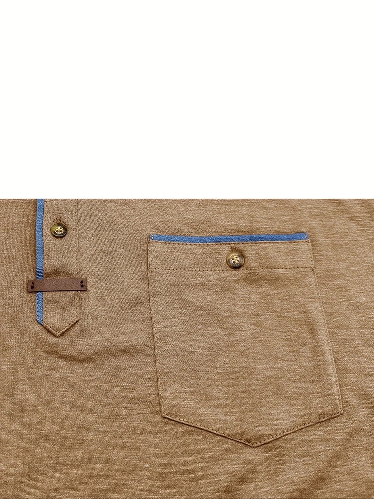 Lenoir™ | T-shirt col rond élégant avec poche