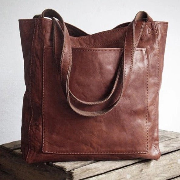 Marlène™ Élégant sac fourre-tout en cuir
