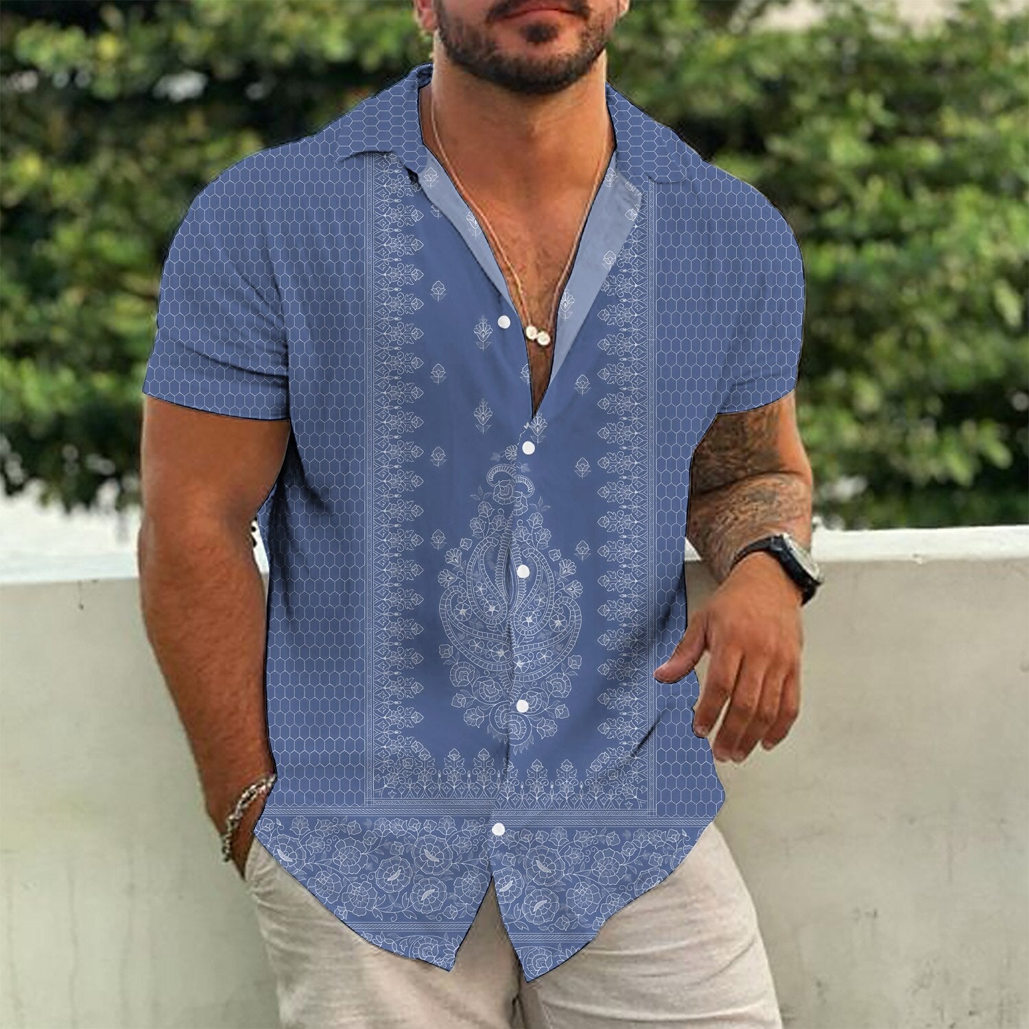 Lenoir™ | Chemise en piqué de coton