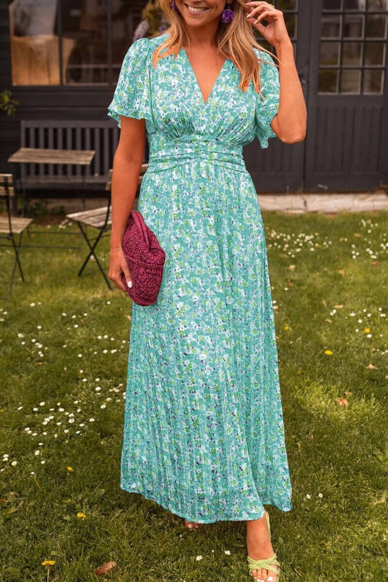 Sylvie™ | Robe Maxi Élégante avec Décolleté en V
