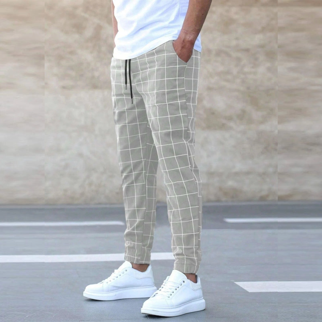 Lenoir™ | Pantalon jogger à carreaux pour homme