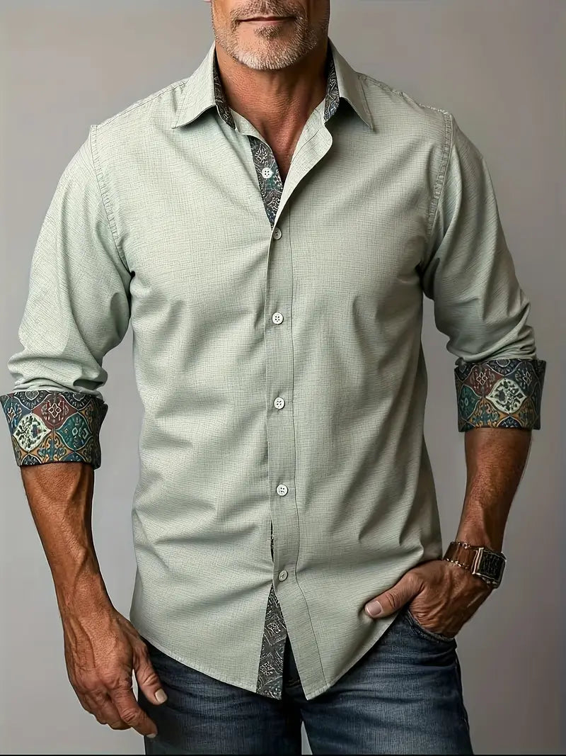 Lenoir™ | Chemise boutonnée à manches longues