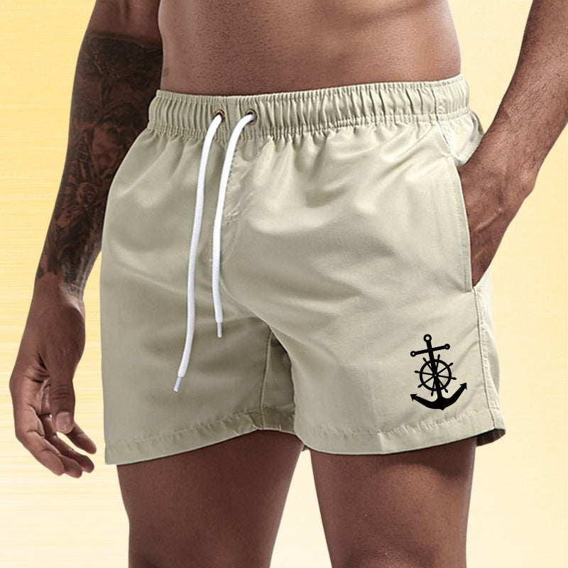 Lenoir™ - Short élégant à taille élastique avec poches