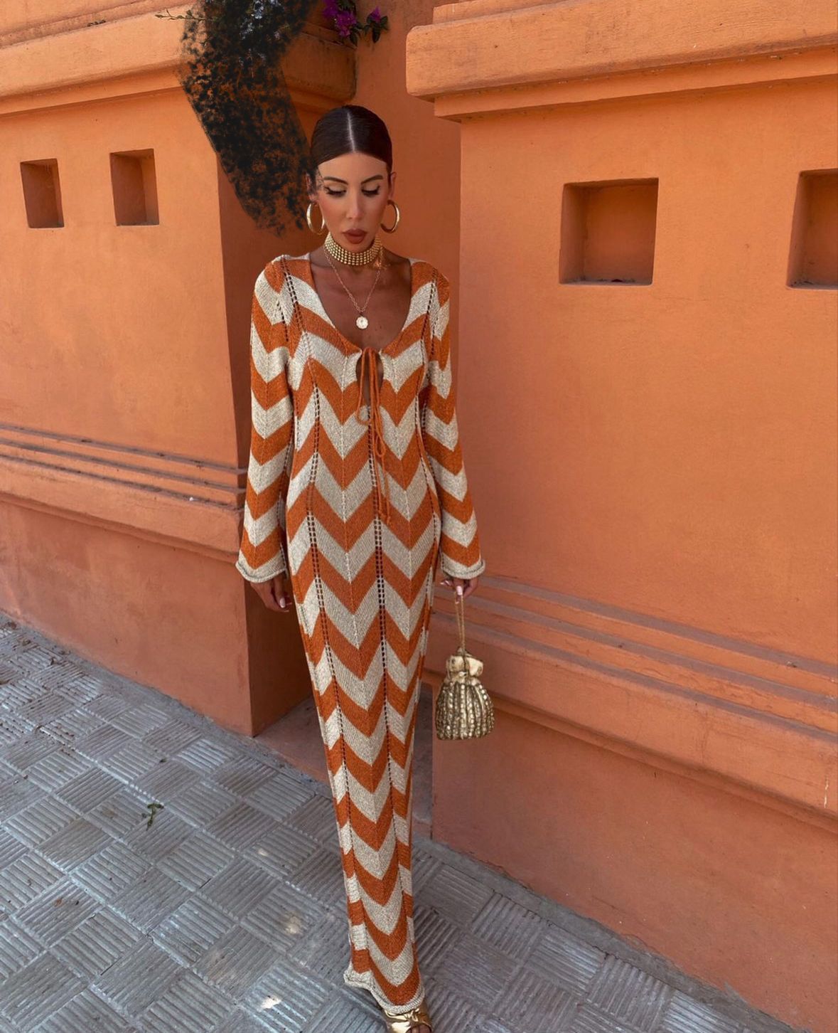 Lenoir™ | Robe longue en fil