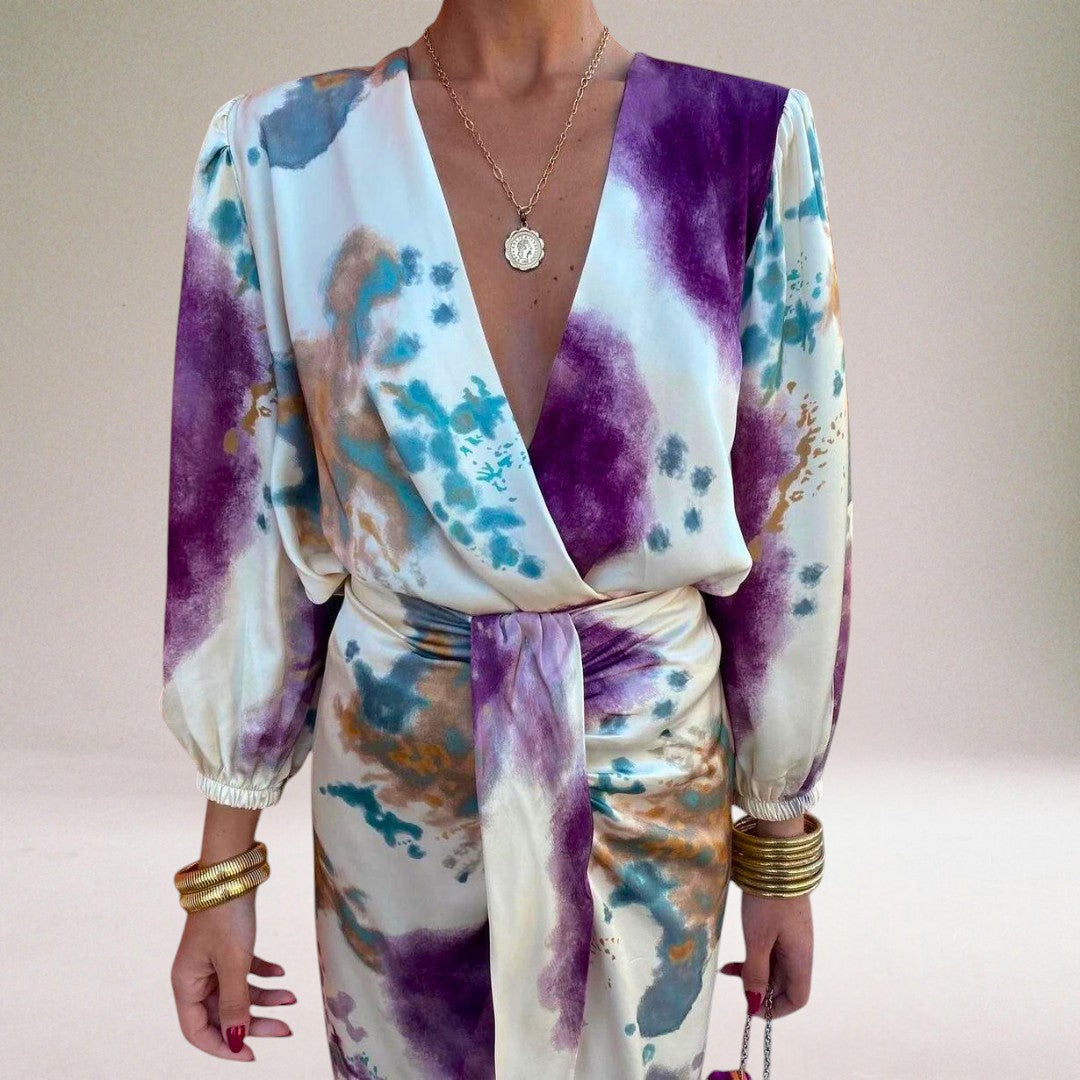 Lenoir™ | Robe élégante avec nœud à la taille