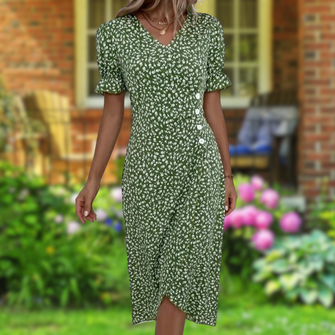 Lenoir™ | Robe Élégante Pétales