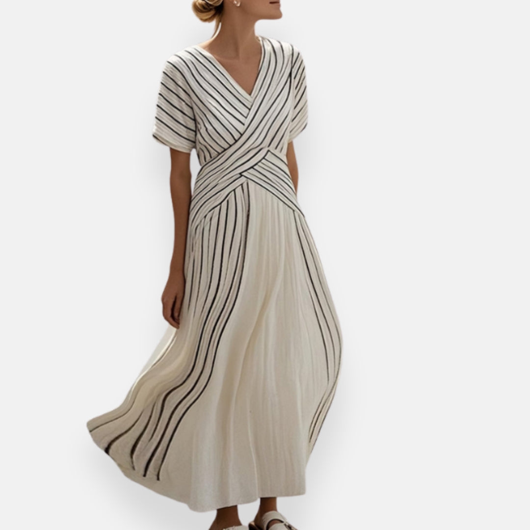 Lenoir™ | Robe fluide à rayures