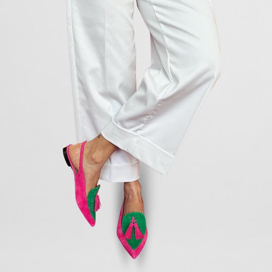 Lenoir™ | Ballerines avec Franges et Bracelets Décoratifs