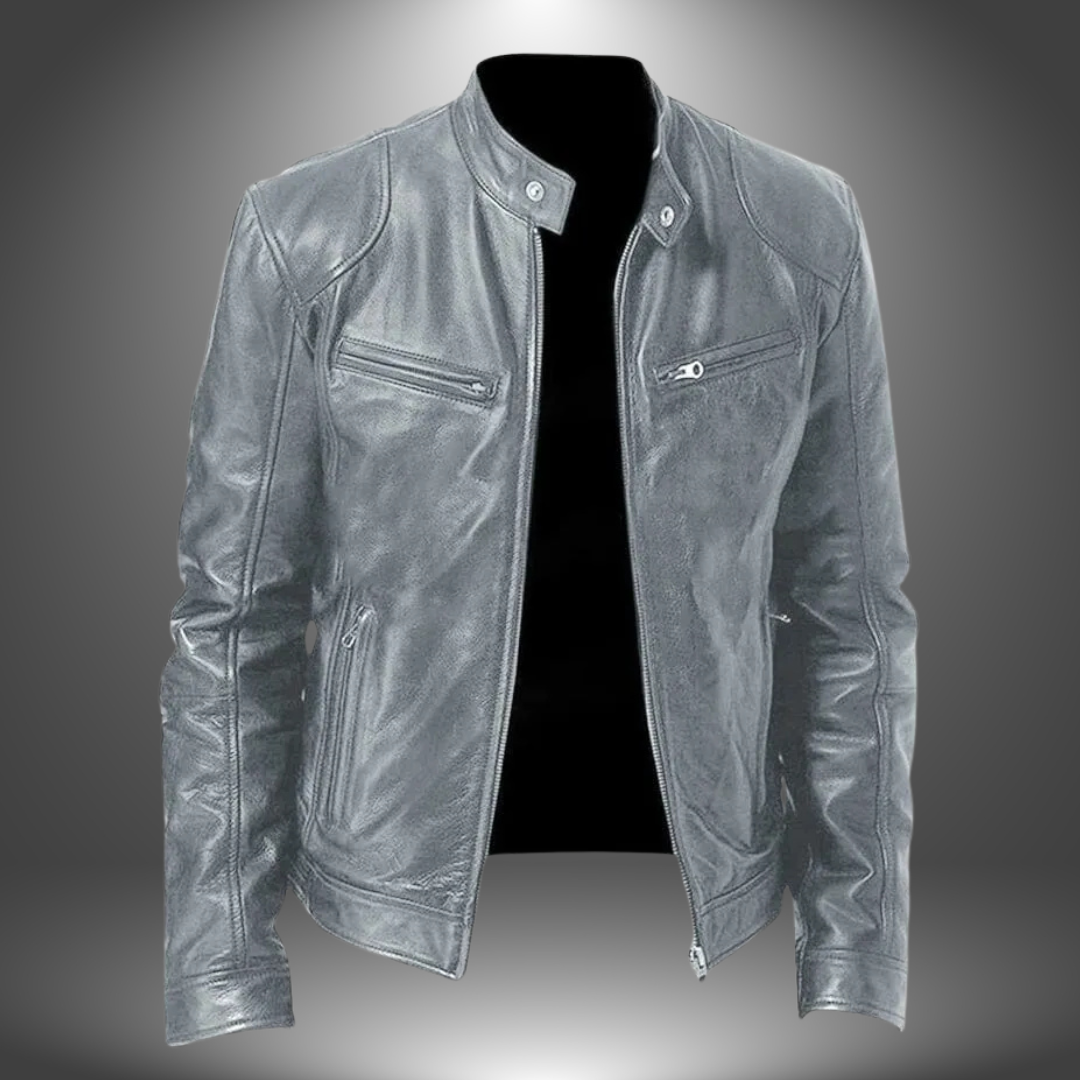 Lenoir™ - Veste en cuir artisanal pour homme
