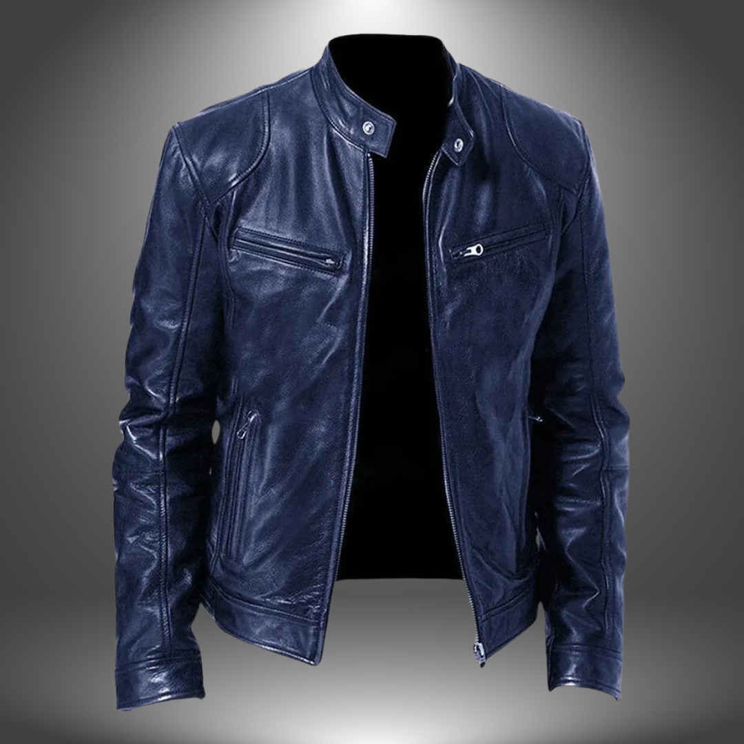 Lenoir™ - Veste en cuir artisanal pour homme