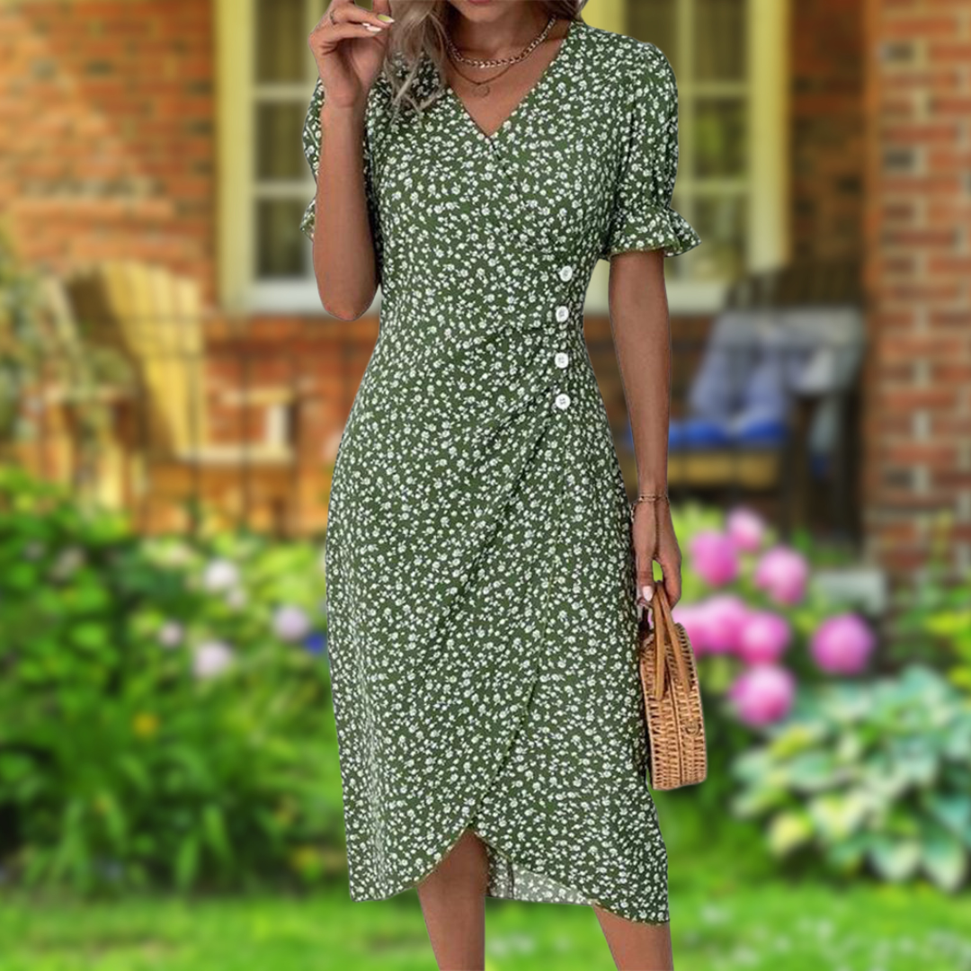 Lenoir™ | Robe Élégante Pétales