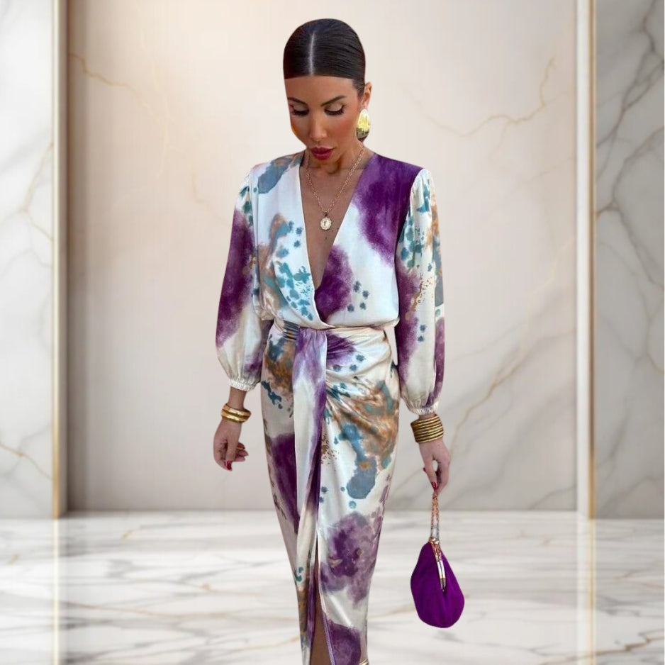 Lenoir™ | Robe élégante avec nœud à la taille