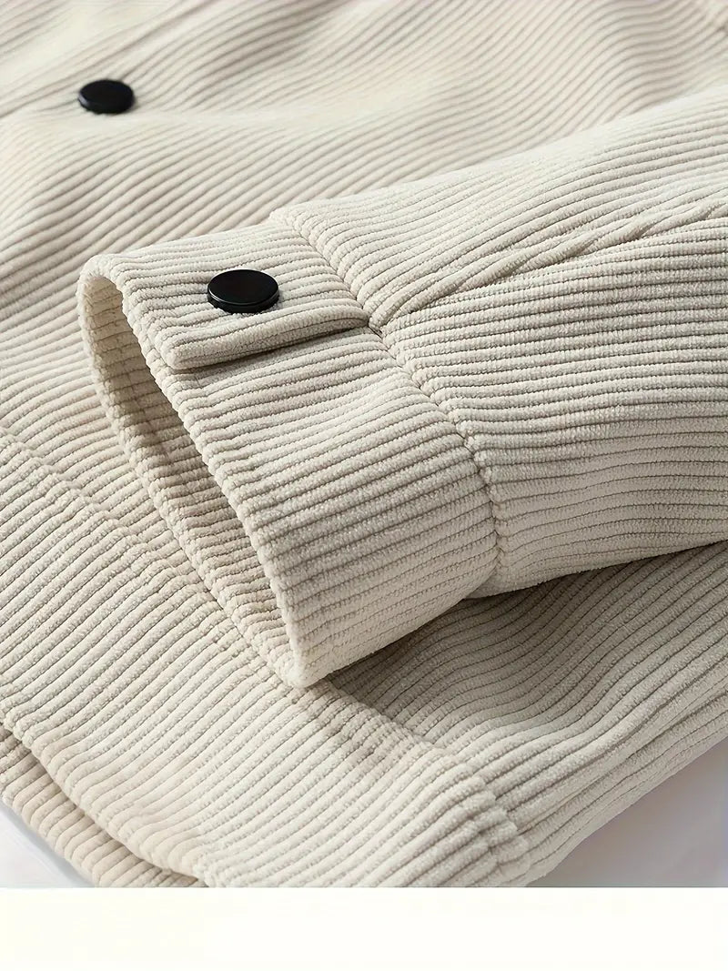 Lenoir™ | Veste en Côtelé Élégante