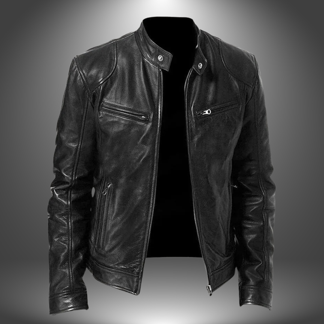 Lenoir™ - Veste en cuir artisanal pour homme
