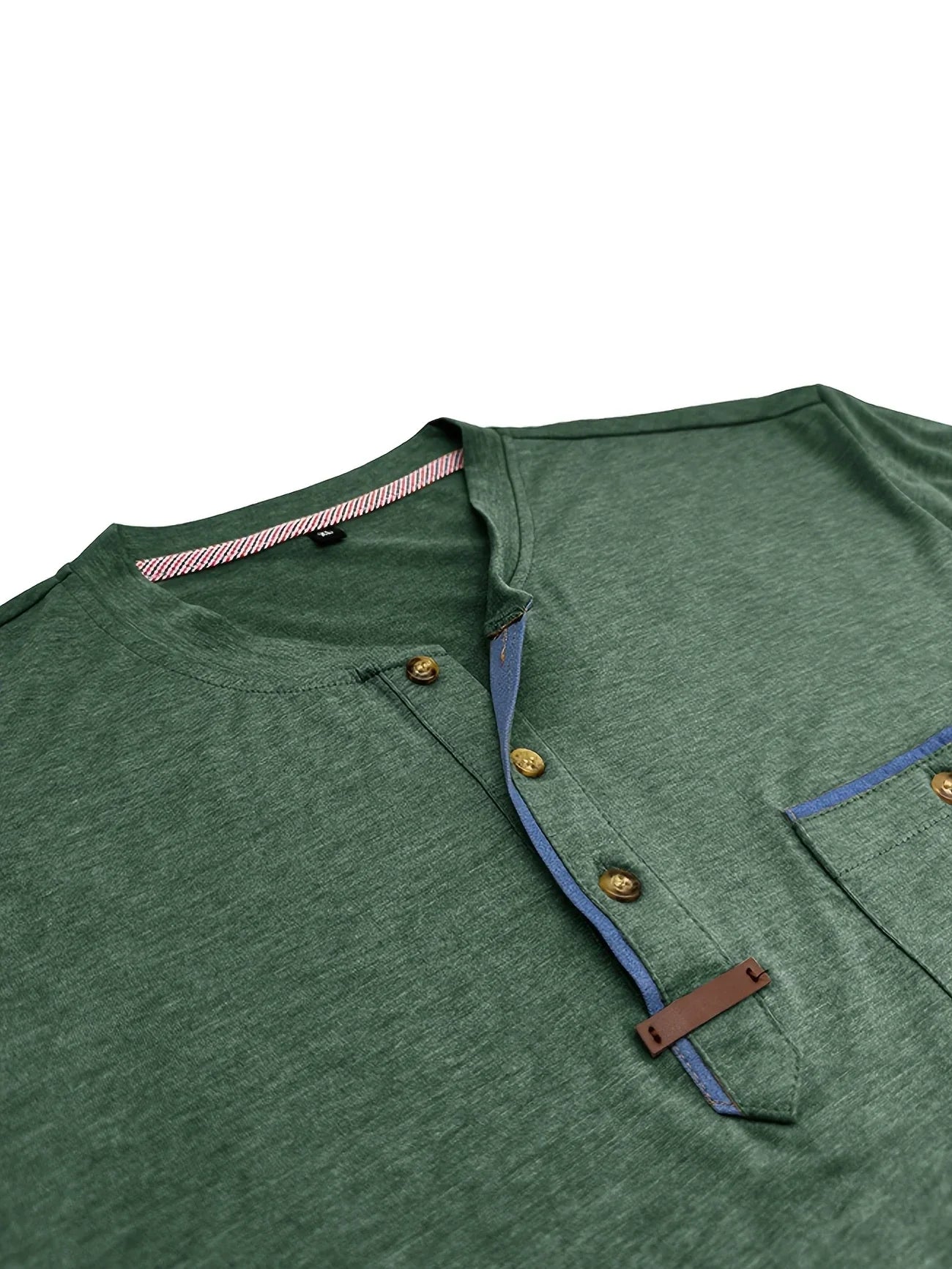 Lenoir™ | T-shirt col rond élégant avec poche