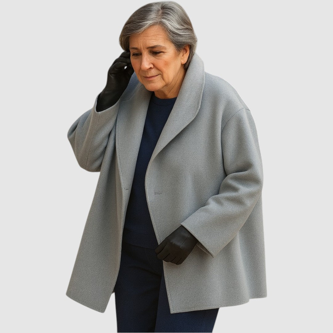 Lenoir™ | Manteau coupe-vent en laine et cachemire