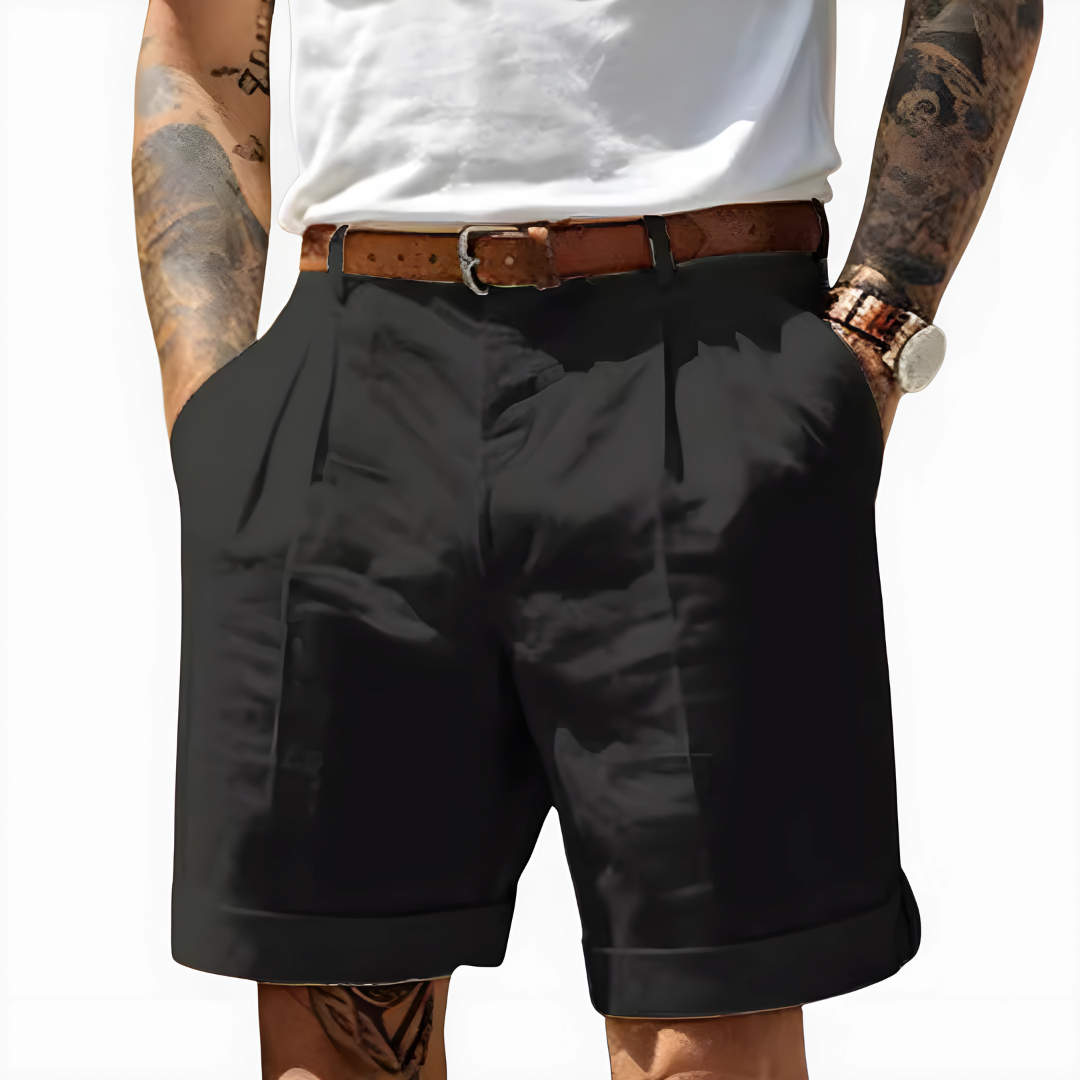 Lenoir™ | Bermudas élégants en coton respirant