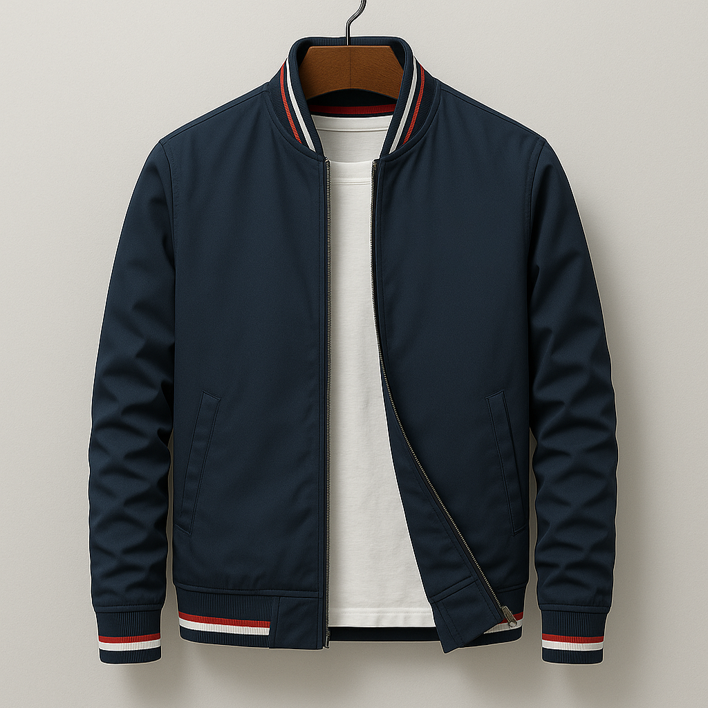 Lenoir™ | Blouson bomber élégant à rayures