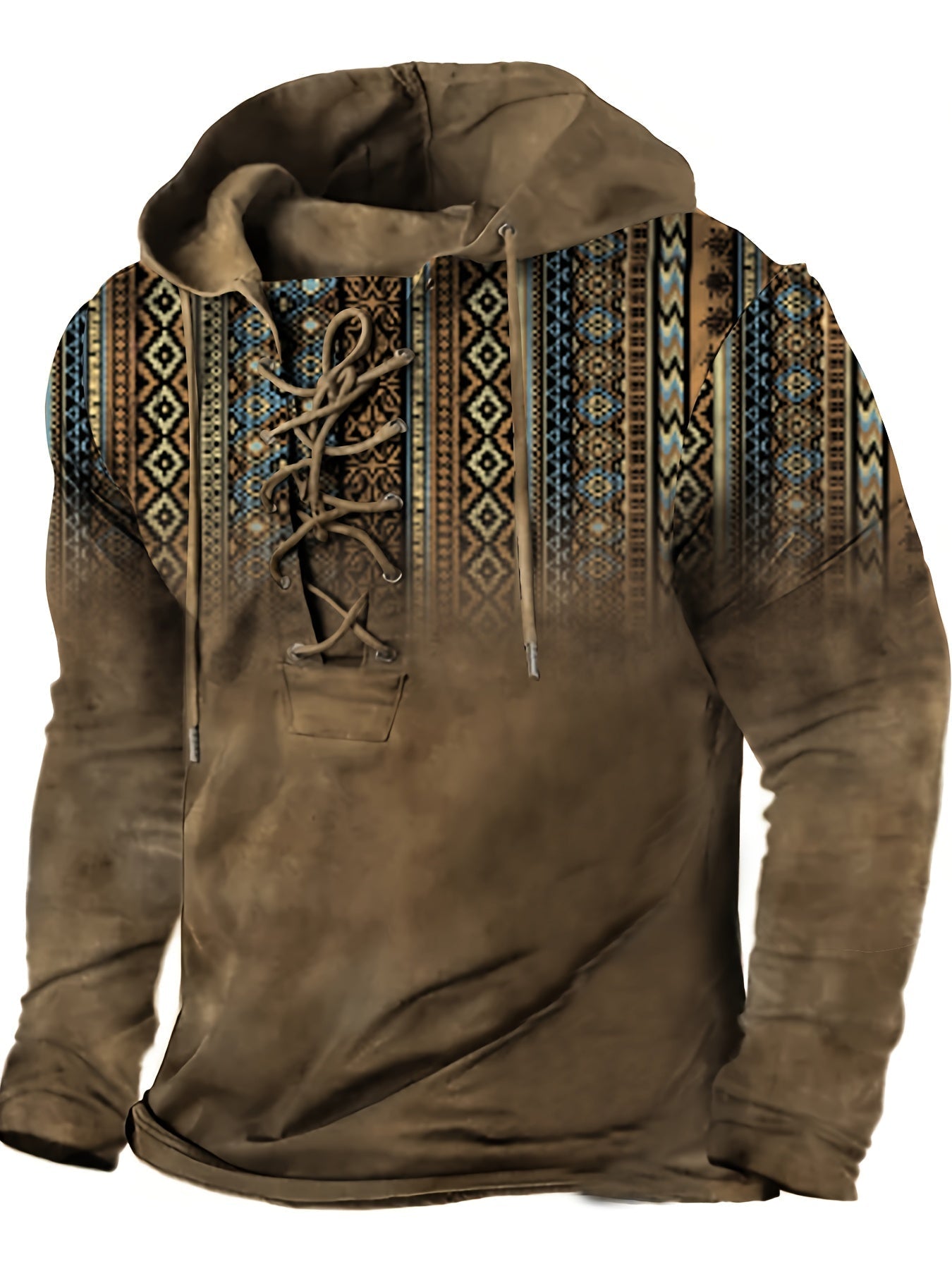 Lenoir™ | Sweat à capuche décontracté avec impression 3D