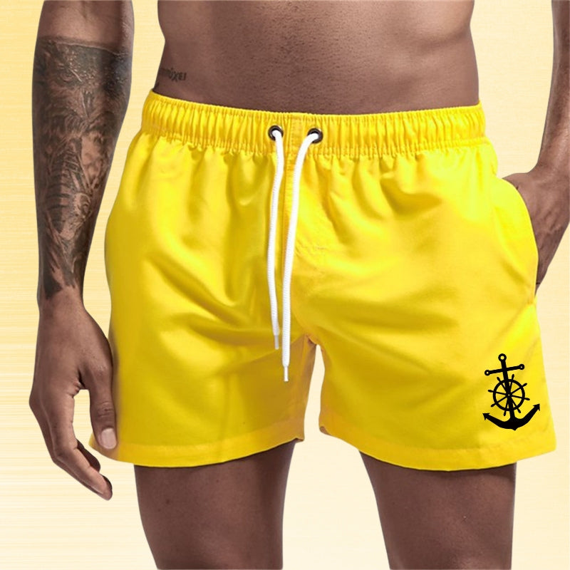 Lenoir™ - Short élégant à taille élastique avec poches