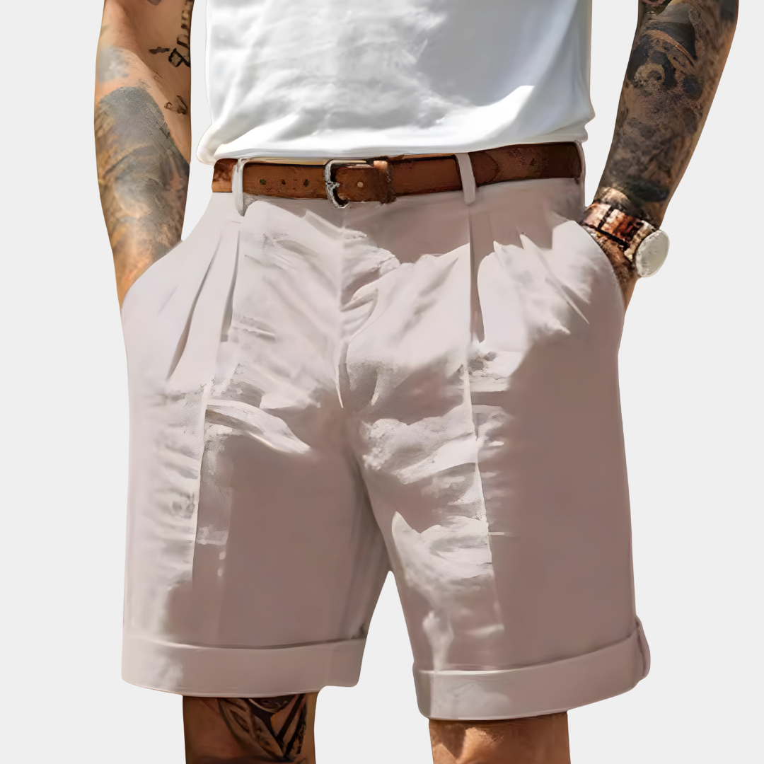 Lenoir™ | Bermudas élégants en coton respirant
