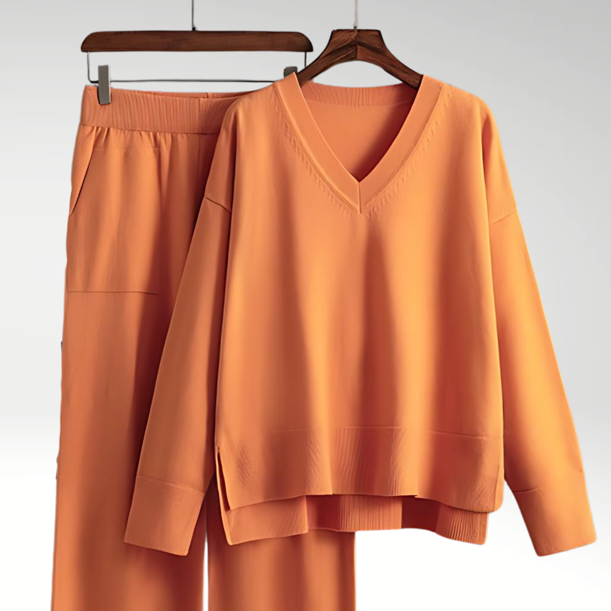 Lenoir™ | Luxe Ensemble deux pièces col V