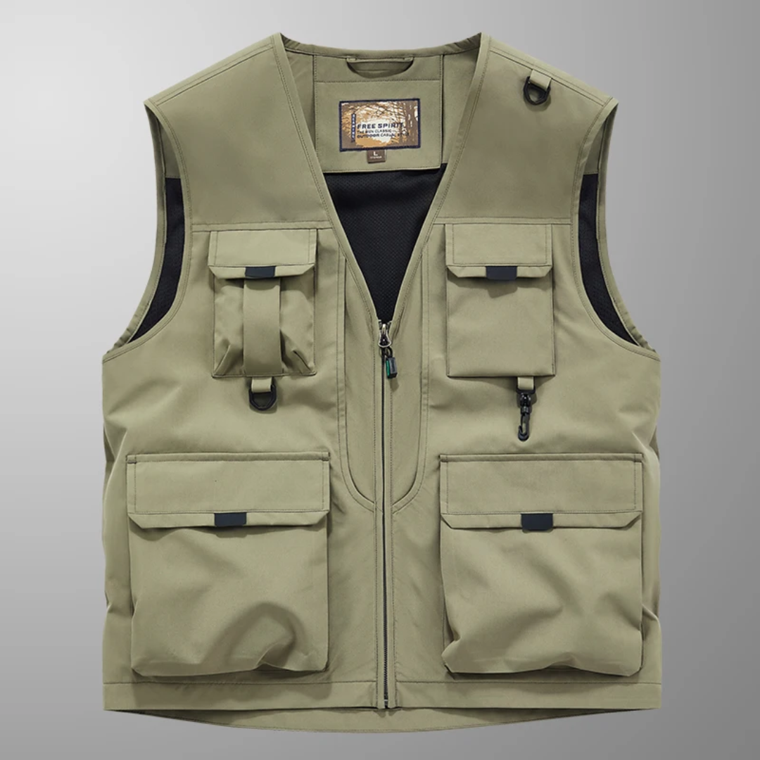 Lenoir™ | Gilet cargo élégant et décontracté