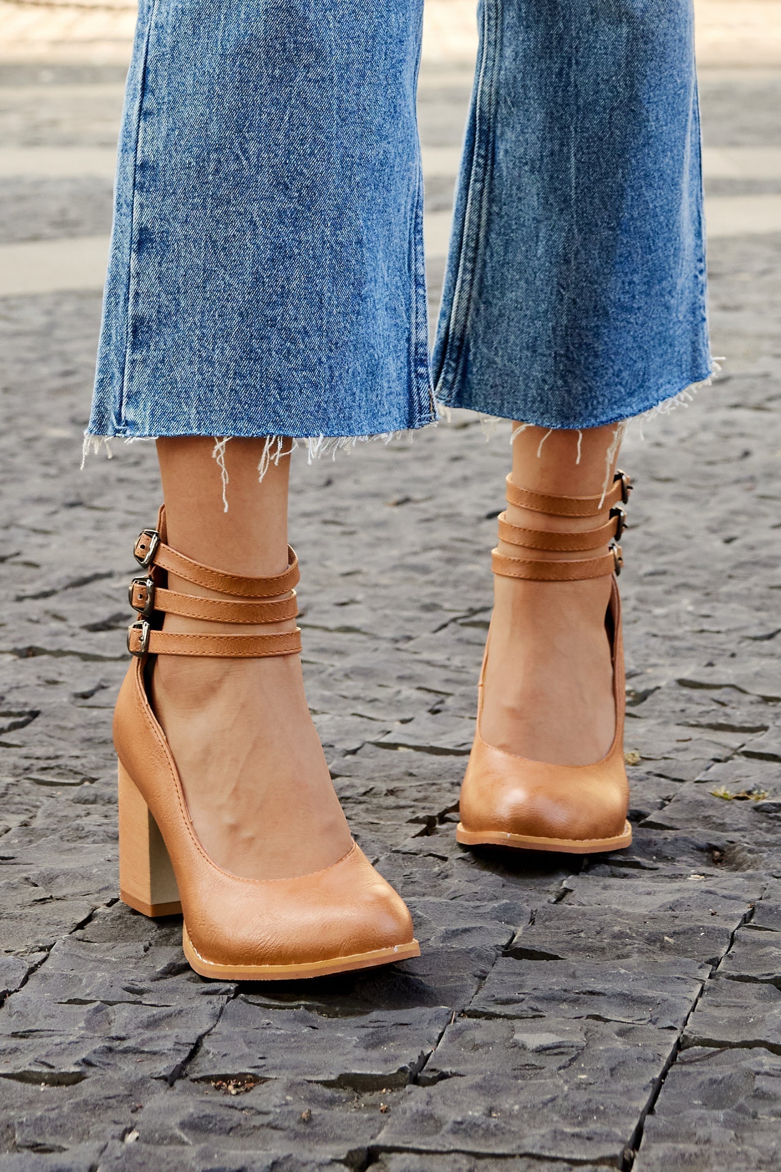 Lenoir™ | Sandales à Bride et Talon Épais