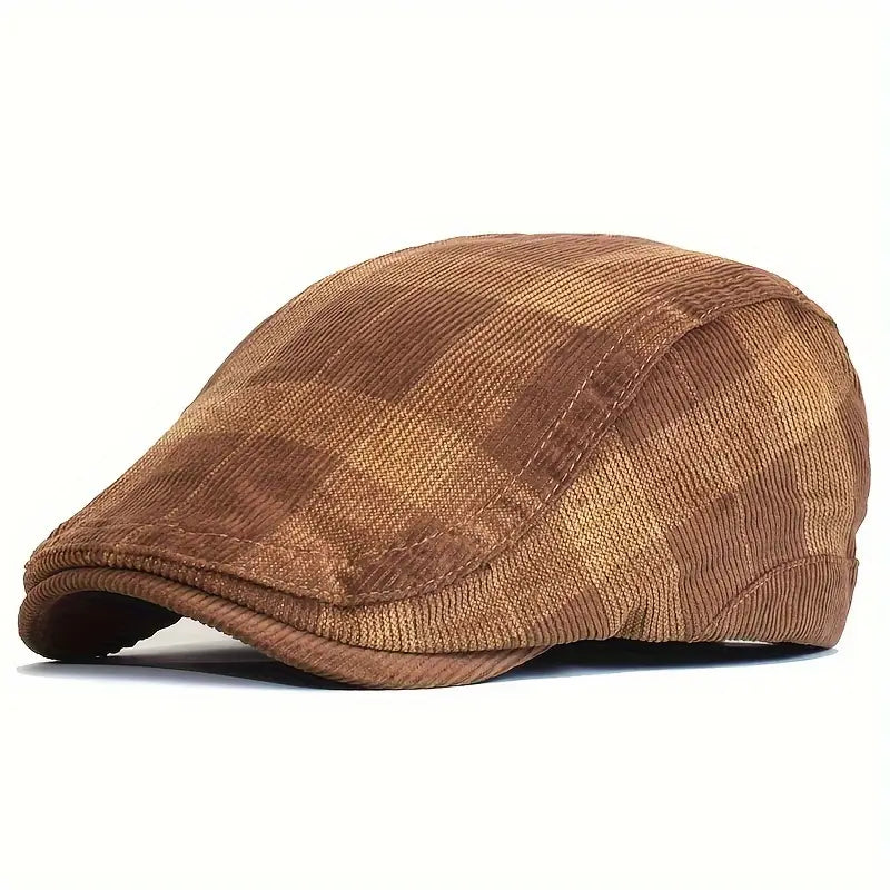 Lenoir™ | Casquette vintage en coton à carreaux