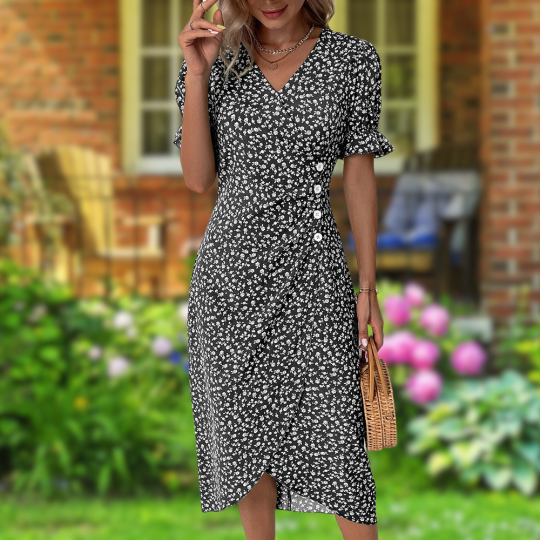 Lenoir™ | Robe Élégante Pétales