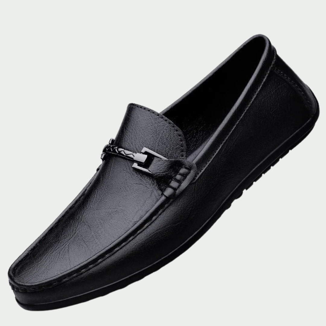 Lenoir™ | Mocassins en cuir véritable