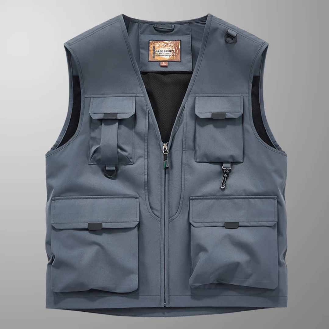 Lenoir™ | Gilet cargo élégant et décontracté