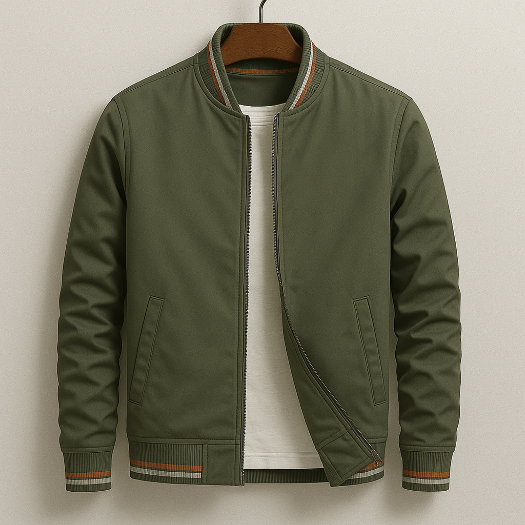 Lenoir™ | Blouson bomber élégant à rayures